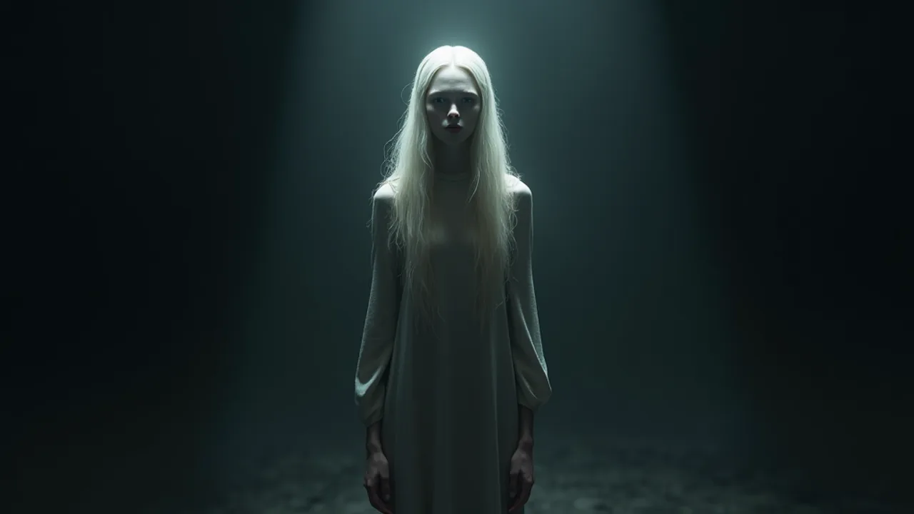 AI illustration of a "Nordic": a tall, human-like figure roughly six feet tall resembling a northern European person